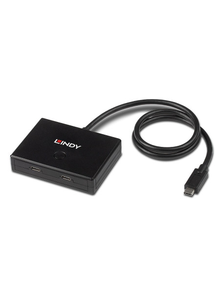 Lindy 43329 hub de interfaz USB 3.2 Gen 1 (3.1 Gen 1) Type-C 5000 Mbit s Negro