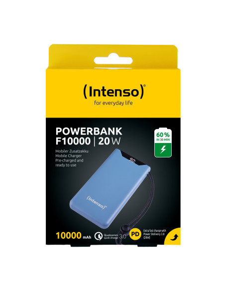 Intenso 7332035 batería externa Polímero de litio 10000 mAh Azul
