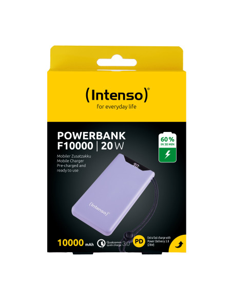 Intenso 7332033 batería externa Polímero de litio 10000 mAh Púrpura