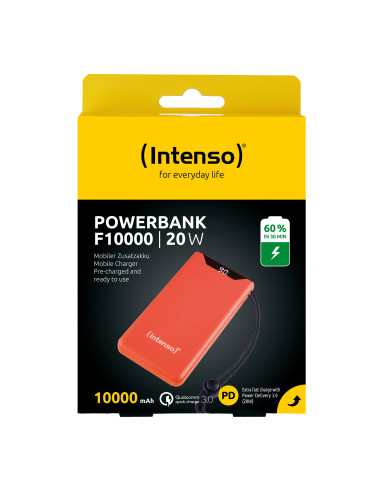 Intenso 7332038 batería externa Polímero de litio 10000 mAh Naranja