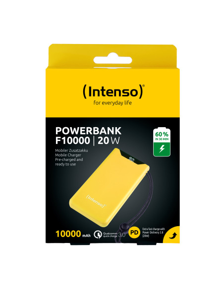 Intenso 7332039 batería externa Polímero de litio 10000 mAh Amarillo