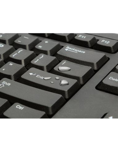 Kensington Teclado de tamaño completo con cable KB100 EQ
