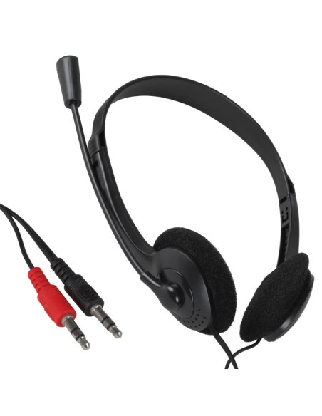 iggual Easy Call Auriculares Alámbrico Diadema Oficina Centro de llamadas Negro
