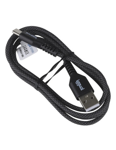 iggual Cable USB-A a tipo C 3A 100 cm trenzado