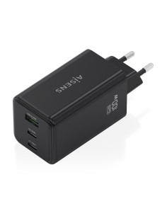 AISENS Cargador GaN 100W, 2x USB-C PD3.0 QC4.0 QC5.0, 1x USB-A QC3.0, Negro 2