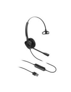 Fanvil HT301-U auricular y casco Auriculares Alámbrico Diadema Oficina Centro de llamadas USB tipo A Negro