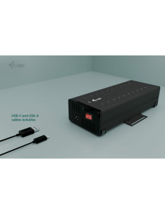 i-tec USB-C USB-A Metal Charging + data HUB, 15W per port, 20x USB-C 2