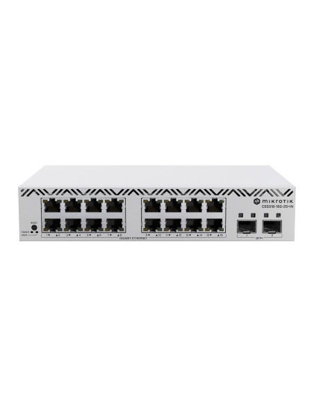 Mikrotik CSS318-16G-2S+IN switch Gestionado Gigabit Ethernet (10 100 1000) Blanco