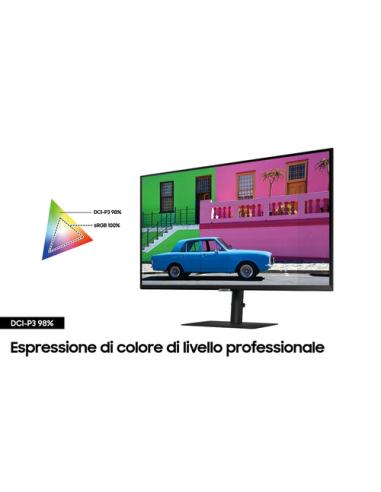 Samsung LS27B800PXU pantalla para PC 68,6 cm (27") 3840 x 2160 Pixeles 4K Ultra HD LCD Negro