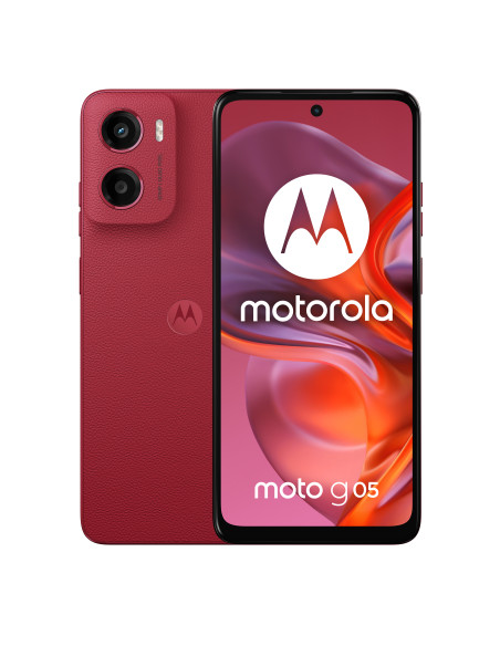 Motorola moto g05 16,9 cm (6.67") SIM doble Android 15 4G USB Tipo C 4 GB 256 GB 5200 mAh Rojo