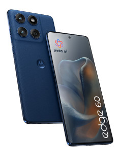 Motorola edge 60 16,9 cm (6.67") SIM doble Android 15 5G USB Tipo C 12 GB 512 GB 5200 mAh Azul