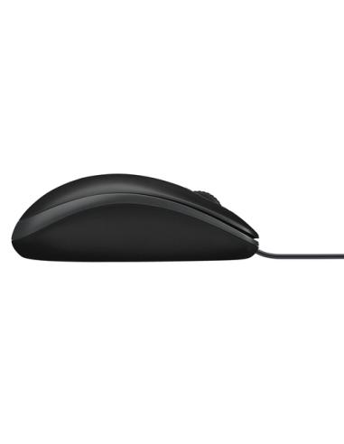 Logitech B100 ratón Oficina Ambidextro USB tipo A Óptico 800 DPI