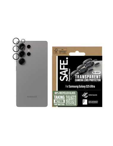 PanzerGlass SAFE. by ® Camera Lens Protector Transparent Samsung Galaxy S25 Ultra Protector de pantalla 1 pieza(s)