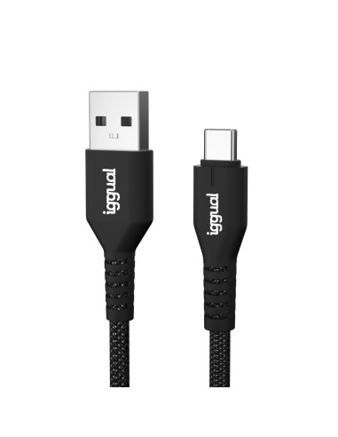 iggual IGG320006 cable USB USB 2.0 1,8 m USB A USB C Negro