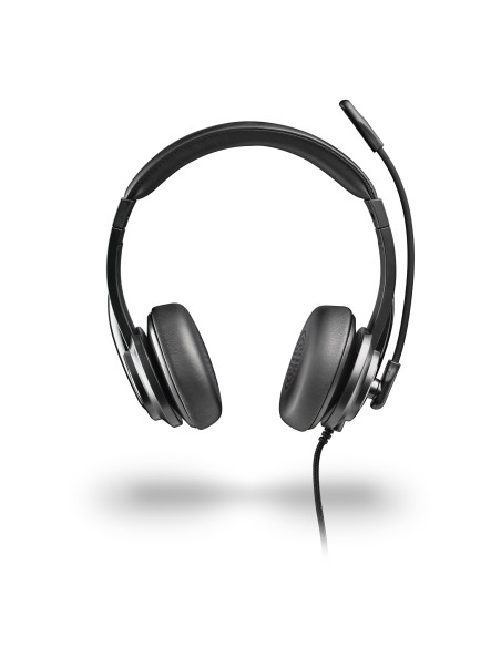 NGS VOX605 USB-C Auriculares Alámbrico Diadema Llamadas Música USB Tipo C Negro