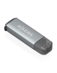 AISENS Lector De Tarjetas SD, Micro SD, MMC, Rs-MMC, MMC Micro, USB-C, Gris 2