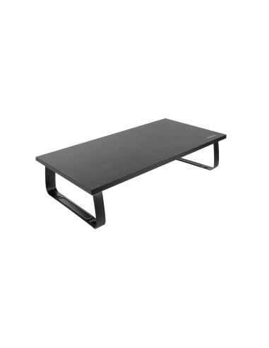 TooQ Soporte Elevador Multiusos para Monitor Portátil, Negro