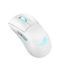 ASUS ROG Keris II Origin WHT ratón Juego mano derecha RF Wireless + Bluetooth + USB Type-A Óptico 42000 DPI 2