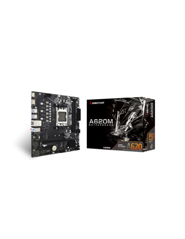 Biostar A620MS placa base AMD A620 Zócalo AM5 micro ATX