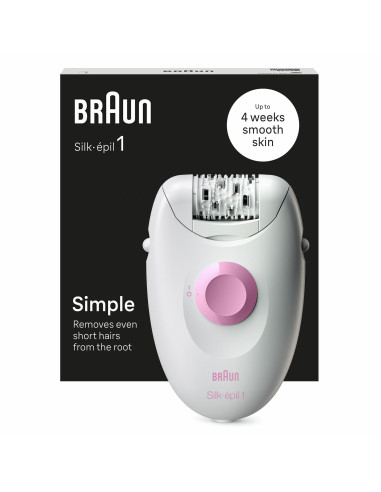 Braun Silk-épil 1 1-000 20 pinzas Rosa, Blanco