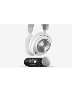 Steelseries Arctis Nova Pro Wireless Auriculares Inalámbrico y alámbrico Diadema Juego Bluetooth Plata, Blanco 2