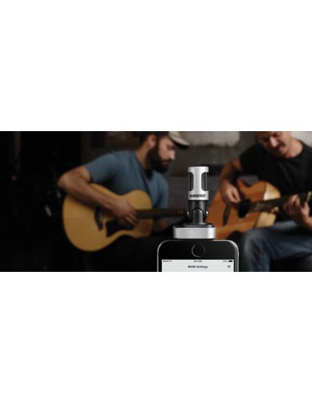 Shure MV88/A micrófono Plata Micrófono para smartphone