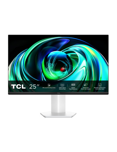 TCL 25G54 pantalla para PC 63,5 cm (25") 1920 x 1080 Pixeles Full HD QLED Blanco