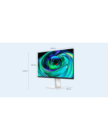 TCL 25G54 pantalla para PC 63,5 cm (25") 1920 x 1080 Pixeles Full HD QLED Blanco
