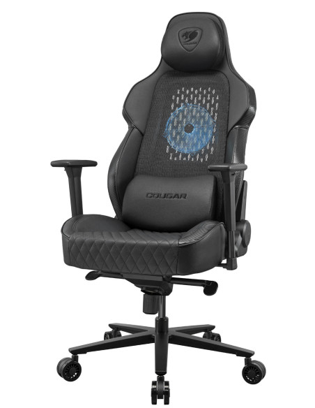 COUGAR CGR-ARP-BLB Silla para videojuegos universal Asiento acolchado Negro, Naranja