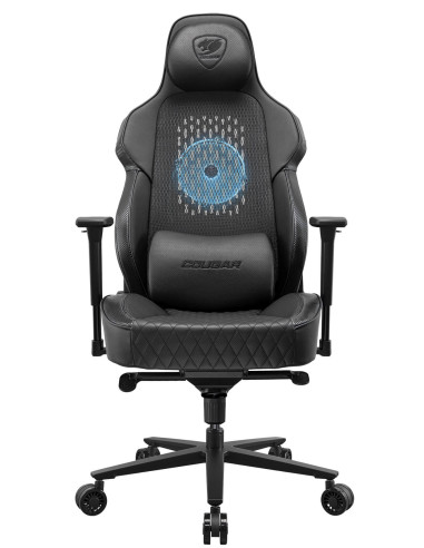 COUGAR CGR-ARP-BLB Silla para videojuegos universal Asiento acolchado Negro, Naranja