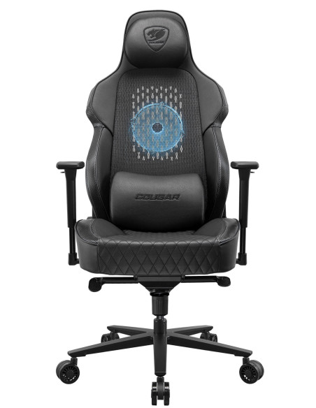 COUGAR CGR-ARP-BLB Silla para videojuegos universal Asiento acolchado Negro, Naranja