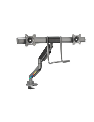 Kensington Brazo para dos monitores SmartFit con barra transversal y asa