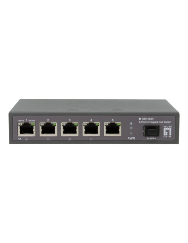 LevelOne GEP-0625 switch No administrado 2.5G Ethernet (100 1000 2500) Energía sobre Ethernet (PoE) Negro