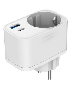 Gembird TA-ACPDQC20-01-W cargador de dispositivo móvil Universal Blanco Corriente alterna Carga rápida Interior 2