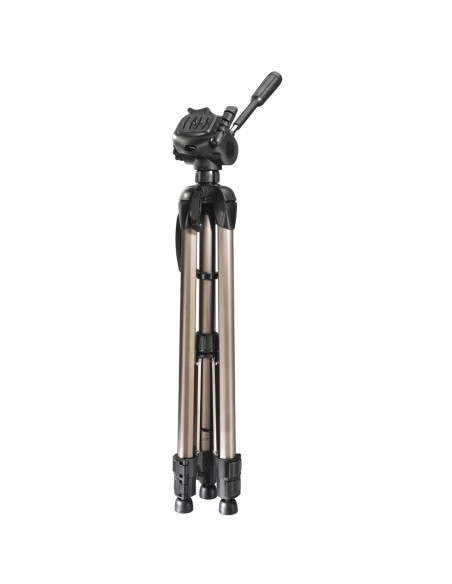 Hama | Trípode para cámaras réflex, trípode extensible 166 cm, aluminio, cabeza 3D, soporte para cámaras de fotos estable,