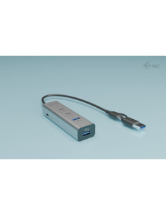 i-tec Metal Universal Charging HUB 2xUSB-C + 2x USB-A Port + Power Delivery 85W 2