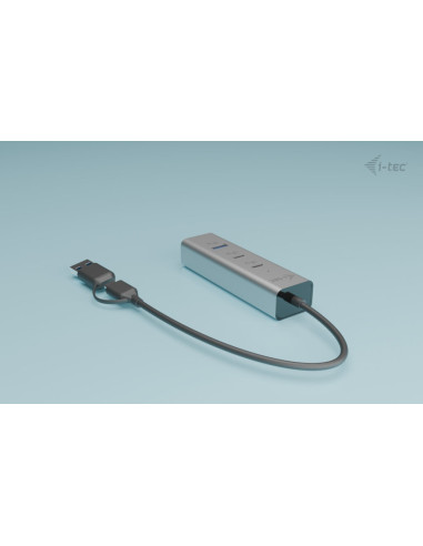 i-tec Metal Universal Charging HUB 2xUSB-C + 2x USB-A Port + Power Delivery 85W