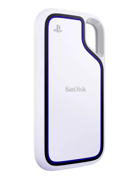 SanDisk SDSSDE62P-2T00-G25 unidad externa de estado sólido 2 TB USB Tipo C 3.2 Gen 2 (3.1 Gen 2) Blanco