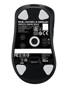 ASUS ROG Keris II Origin BLK ratón Juego mano derecha RF Wireless + Bluetooth + USB Type-A Óptico 42000 DPI 2