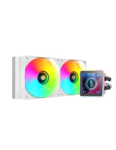 Mars Gaming ML-VISIONPRO240W Procesador Sistema de refrigeración líquida todo en uno 12 cm Blanco 1 pieza(s) 2
