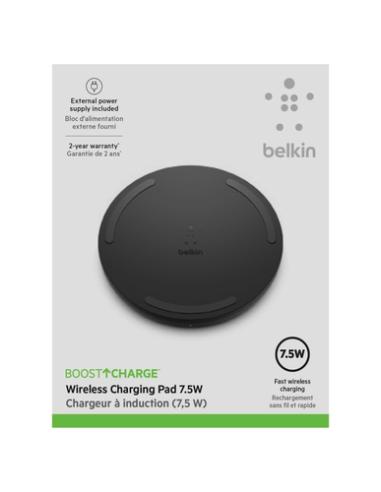 Belkin Boost Charge Smartphone Negro Corriente alterna Cargador inalámbrico Carga rápida Interior