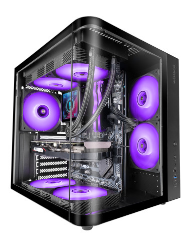 Mars Gaming MC-CURV Midi Tower Negro
