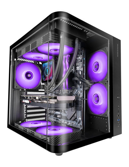 Mars Gaming MC-CURV Midi Tower Negro
