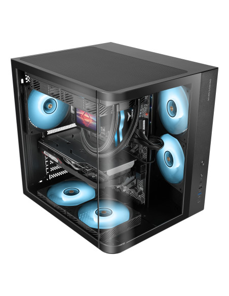 Mars Gaming MC-CURV Midi Tower Negro