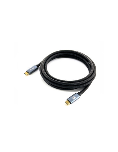 Equip 128357 Cable USB 3.2 Gen 2 C a C, M M, 2,0m, PD100W , 4K 60Hz, 10Gbps, Negro