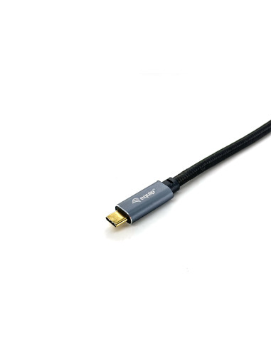 Equip 128357 Cable USB 3.2 Gen 2 C a C, M M, 2,0m, PD100W , 4K 60Hz, 10Gbps, Negro