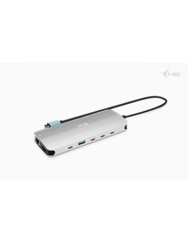 i-tec Metal USB-C Nano 3x Display Dock, 2x HDMI 1x USB-C video + Power Delivery 140W