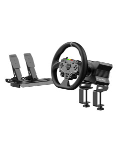 Moza Racing RS20 mando y volante Negro Volante + Pedales PC