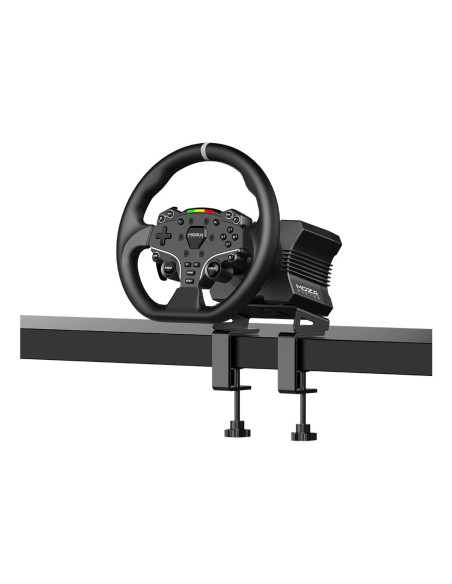 Moza Racing RS20 mando y volante Negro Volante + Pedales PC