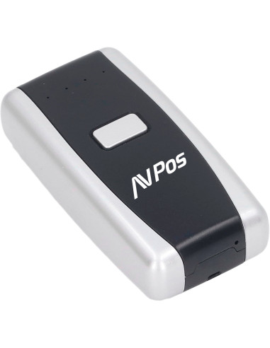 AVPos AVP-BT01-2D lector de código de barras Lector de códigos de barras manos libres 1D 2D CMOS Negro, Gris claro